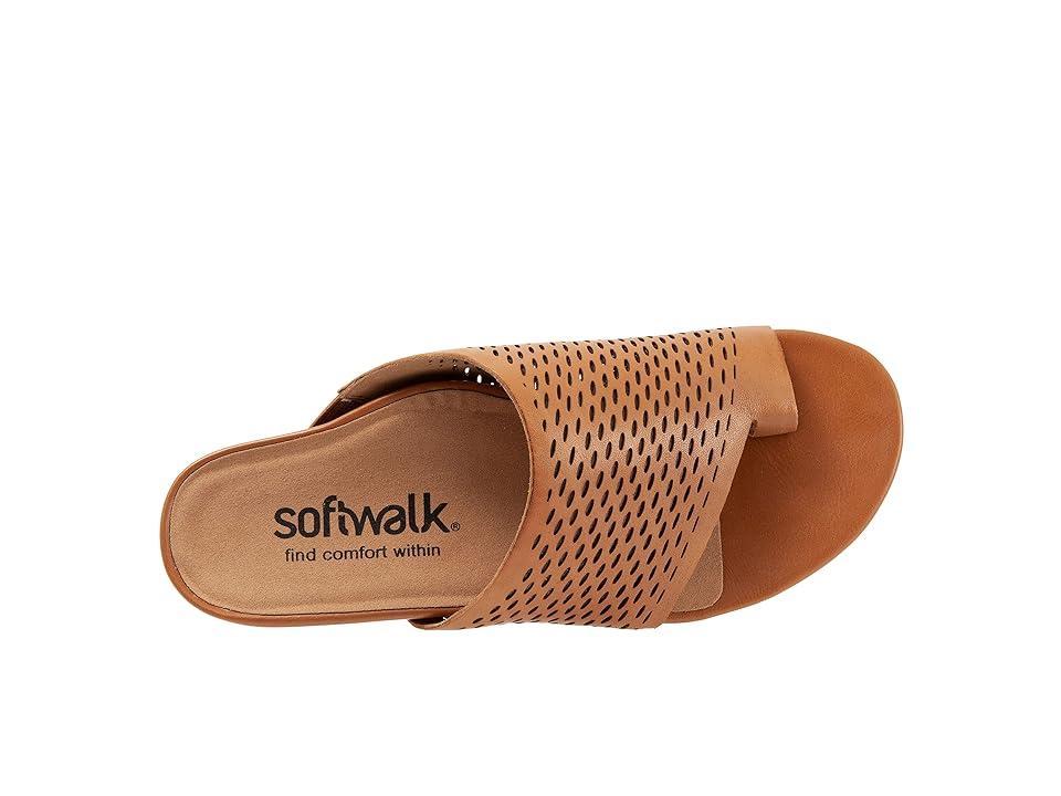 SoftWalk Corsica II Perforated Leather Toe Ring Thong Sandals Product Image