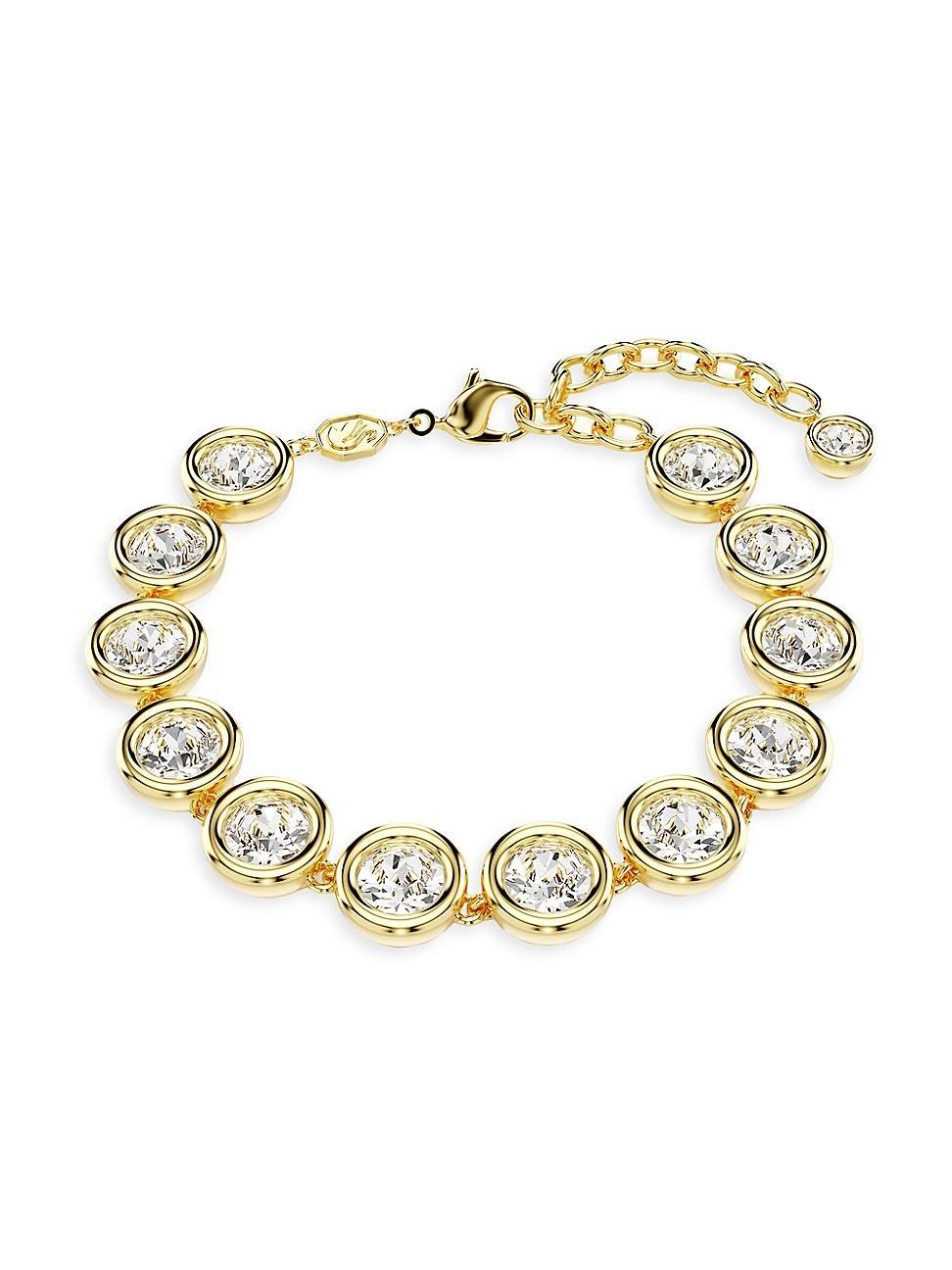 Womens Imber Gold-Plated & Crystal Bracelet Product Image