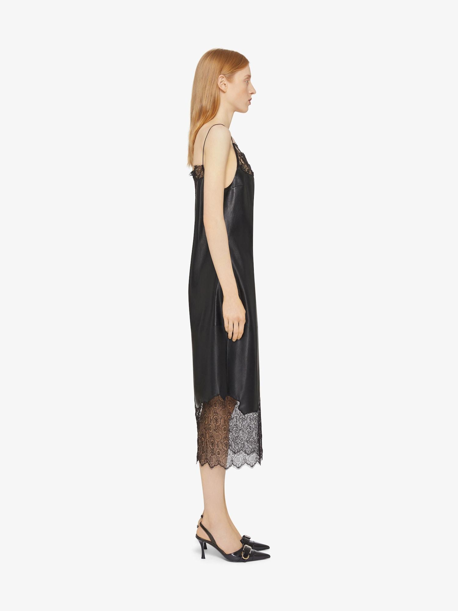 Dress in leather and lace Product Image