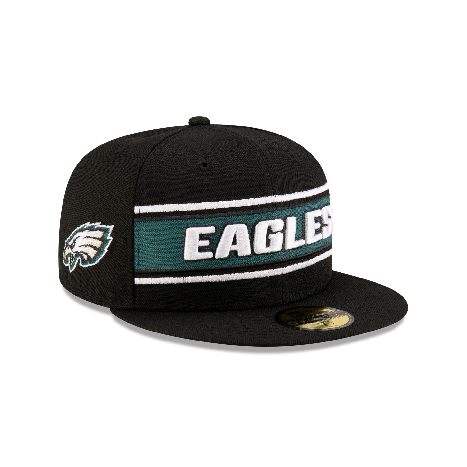 Philadelphia Eagles 2024 Sideline Black 59FIFTY Fitted Hat Male Product Image