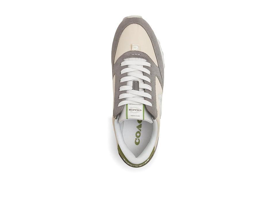 COACH Runner Sneakers (Dark Lime/Chalk) Women's Shoes Product Image