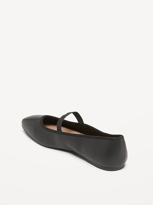 Satin Mary Jane Ballet Flat Product Image