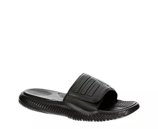 adidas Alphabounce Mens Slide Sandals Black Black Product Image