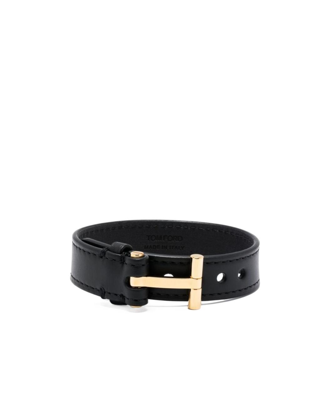 TOM FORD Bracelet T Closure Accessories In Black Product Image