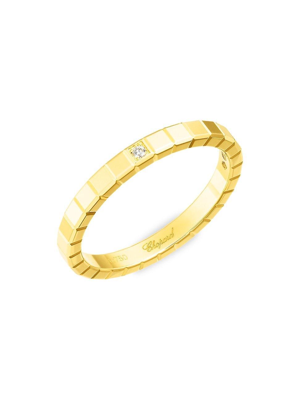 Womens 18K Yellow Gold & Diamond Ring Product Image