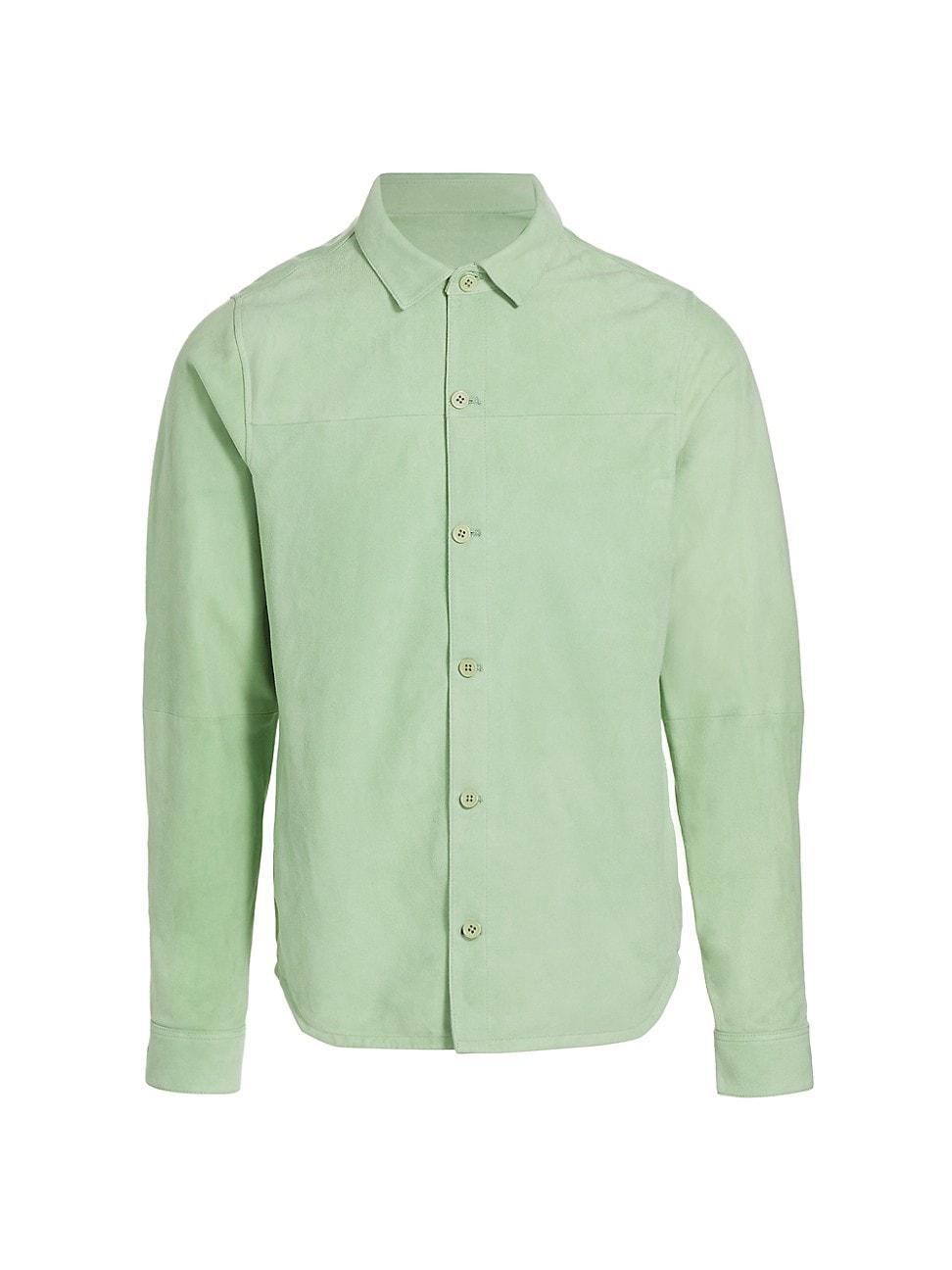 Mens COLLECTION Suede Shirt Product Image