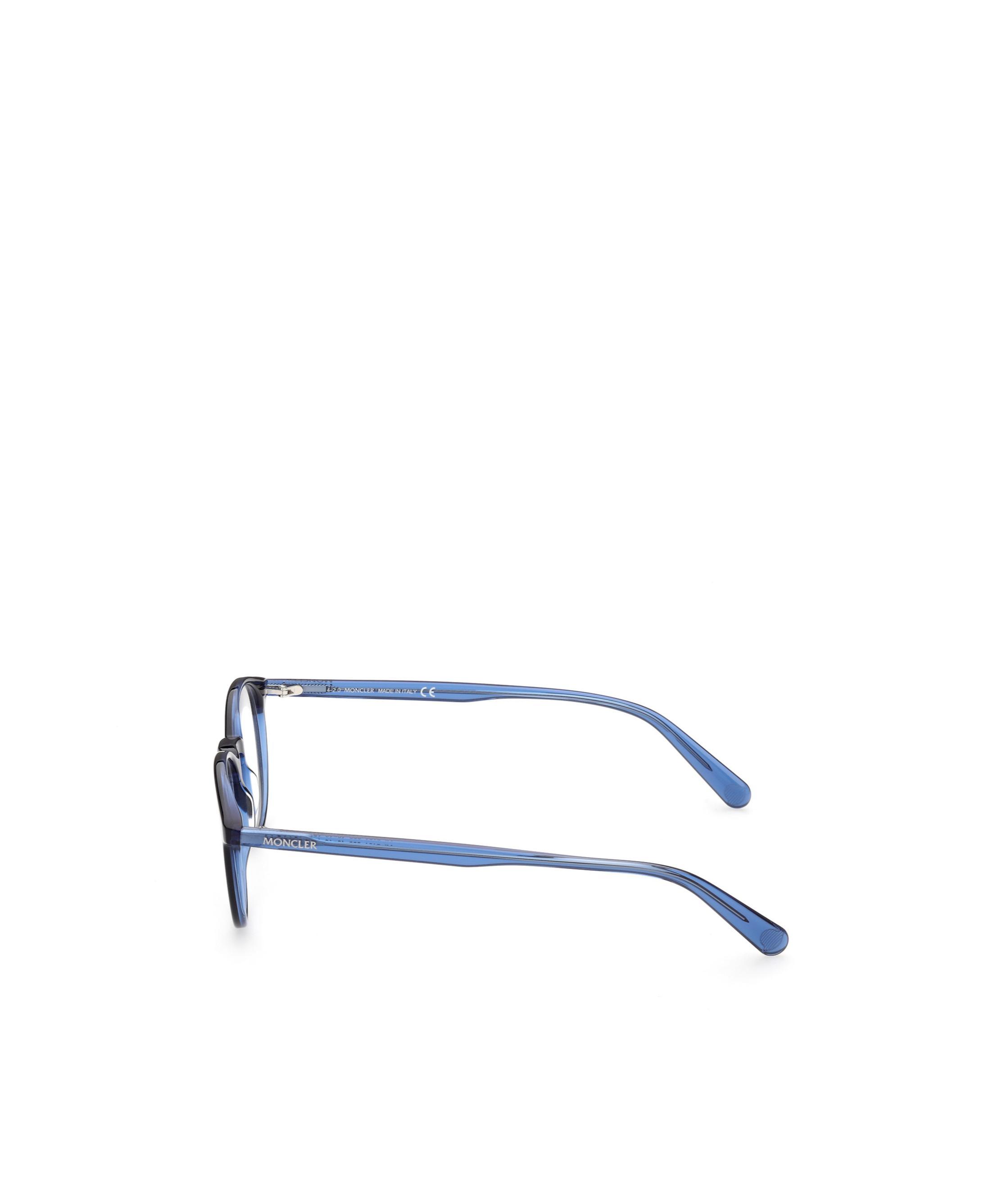 MONCLER Round Frame Glasses In Black Product Image