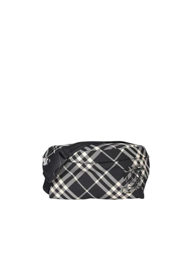 Black Check Fanny Pack Product Image