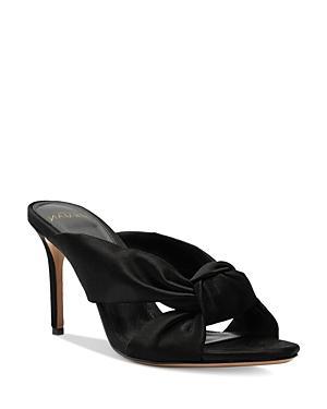 Alexandre Birman Kacey 85 Satin Mule Sandals Product Image