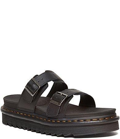 Dr. Martens Womens Myles Leather Double Strap Platform Sandals Product Image