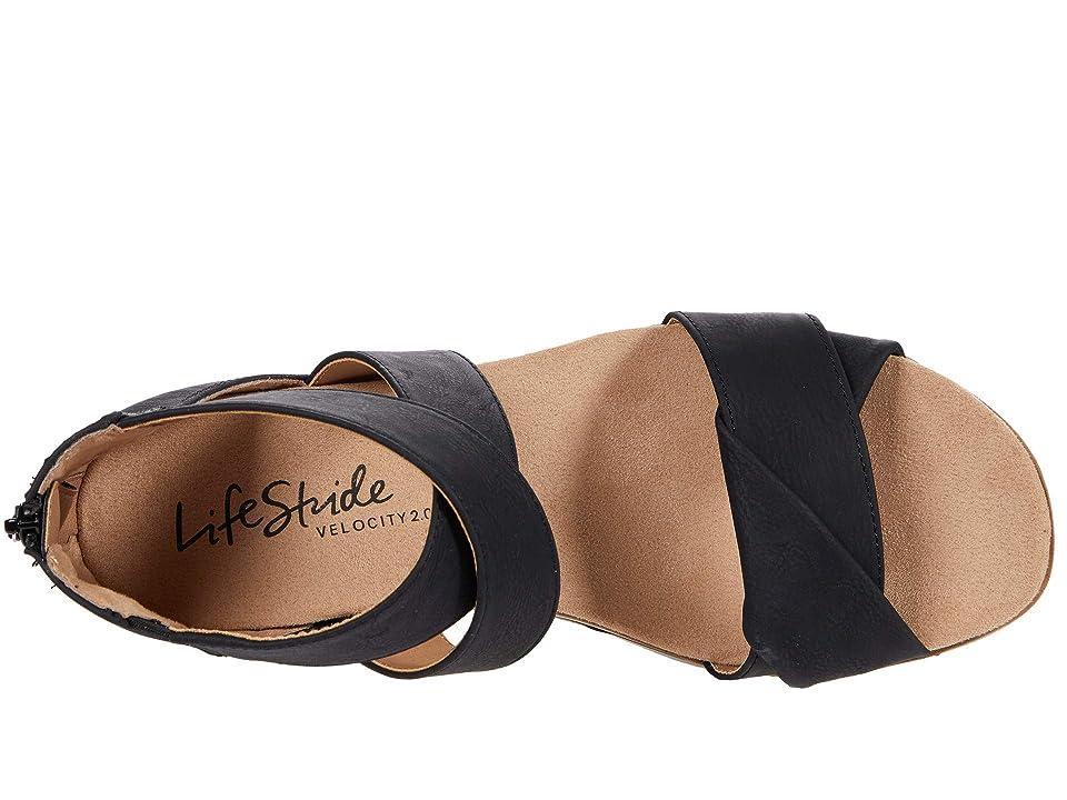 LifeStride Zoom Womens Sandals Black Product Image