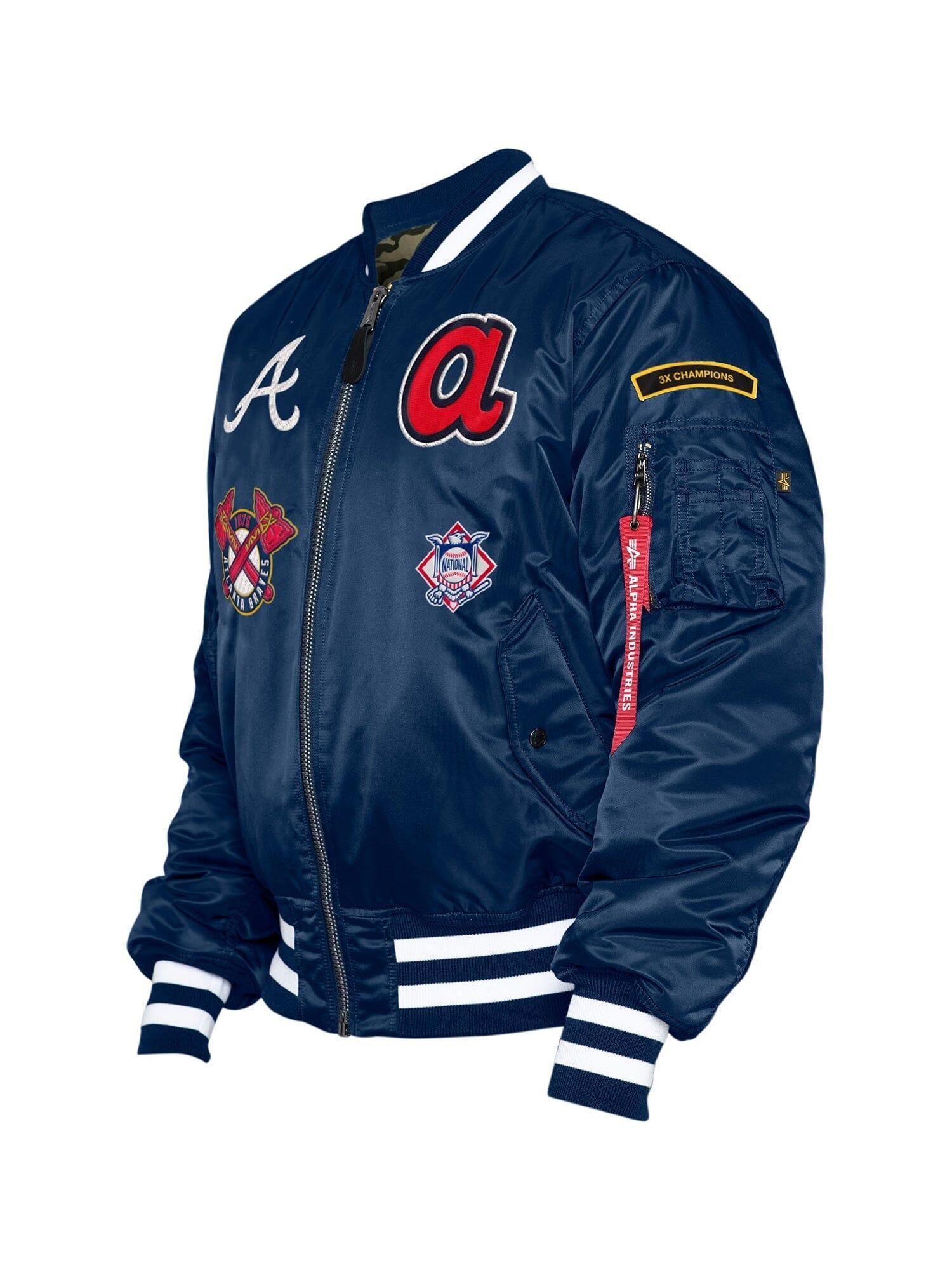 ATLANTA BRAVES X ALPHA X NEW ERA MA-1 BOMBER JACKET Product Image