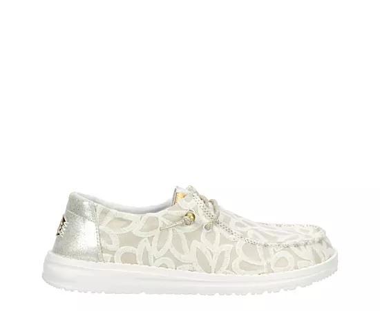 HEYDUDE Womens Wendy Metallic Lace Slip Product Image