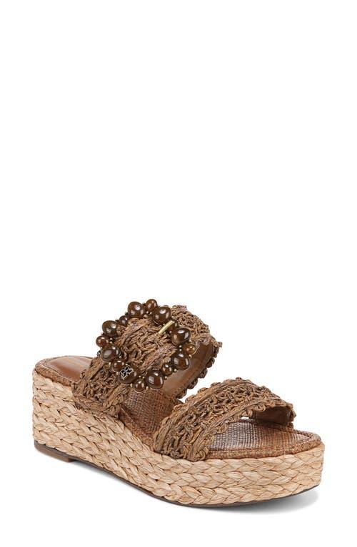 Sam Edelman Cadance Espdarille Platform Wedge Slide Sandal Product Image