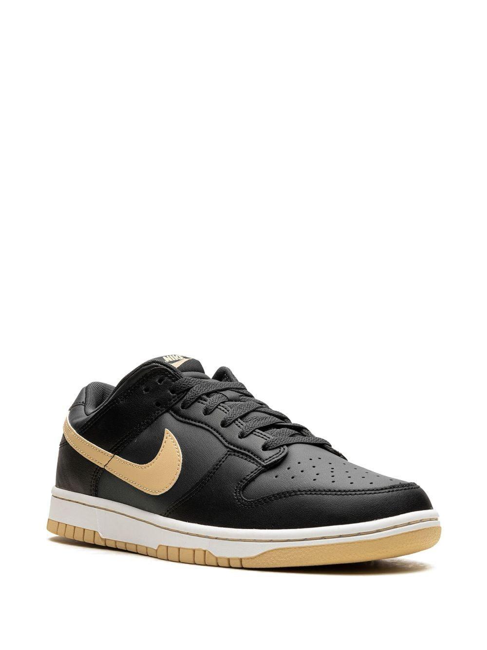 Dunk Low Retro "sesame" Sneakers In Black Product Image