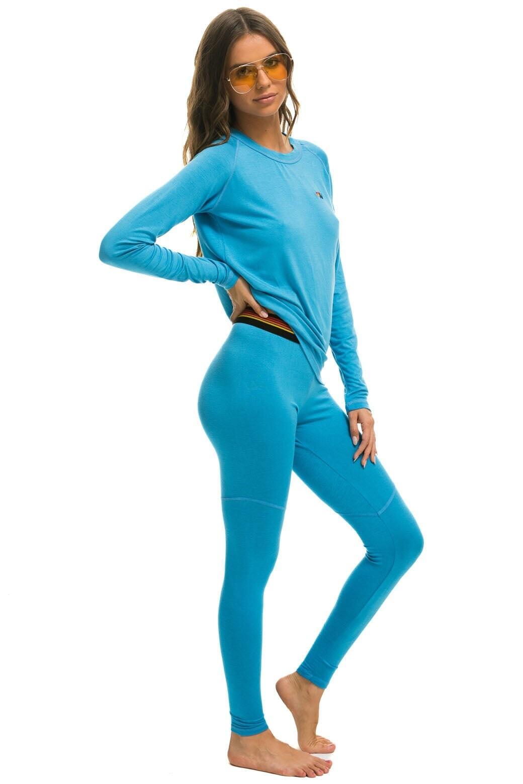 MICRO MODAL BASE LAYER BOTTOM - OCEAN Female Product Image