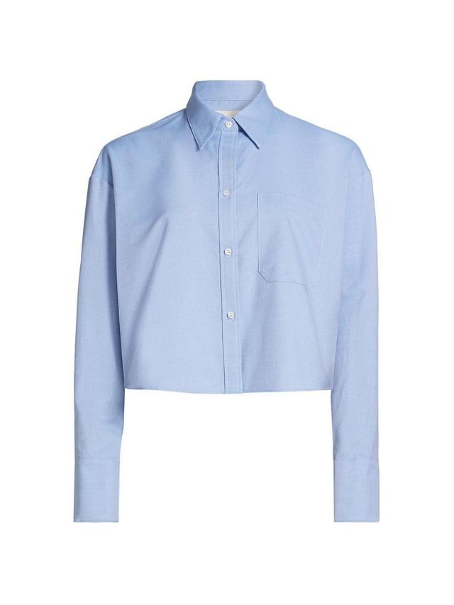 Womens Little Big Joe Cropped Oxford Shirt Product Image