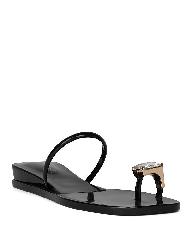 Jeffrey Campbell Womens Balia Jelly Thong Flats Product Image