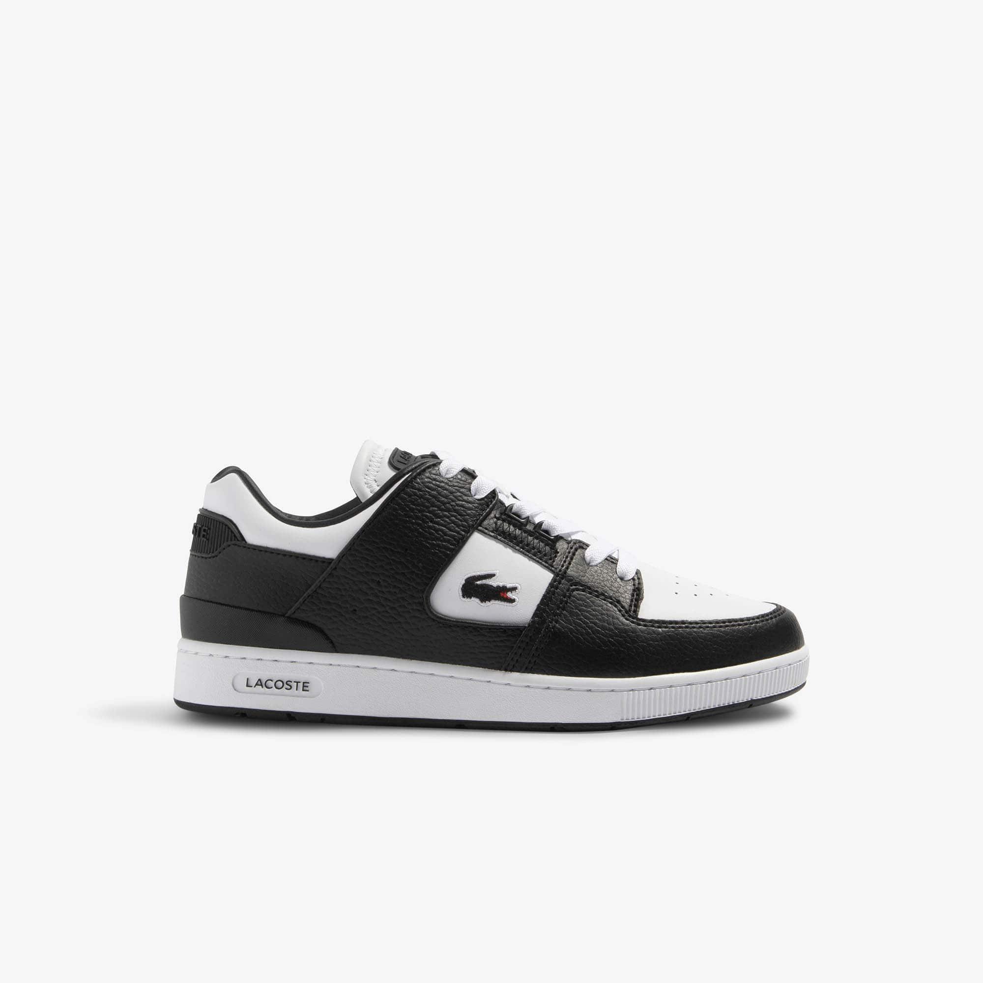 Men's Court Cage Leather Colour Contrast Trainers Product Image