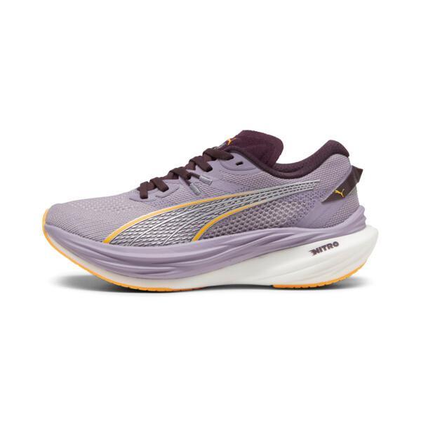 PUMA Deviate NITROâ¢ 3 Women's Running Shoes in Pale Plum/Midnight Plum/Sun Stream Product Image