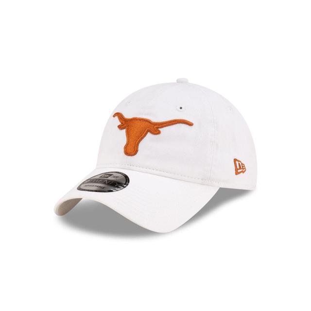 Texas Longhorns White 9TWENTY Adjustable Hat Male Product Image