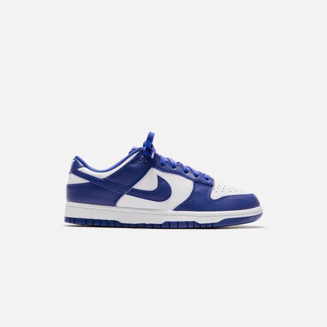 Nike Dunk Low Retro - White / Concord / University Red Male Product Image