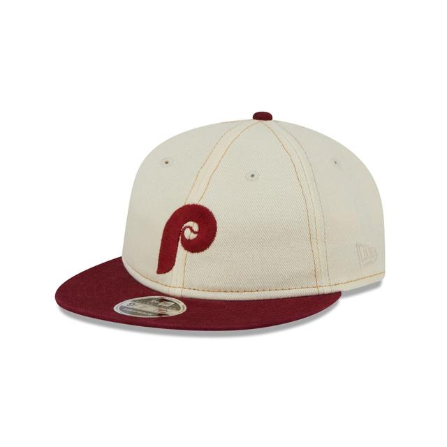 Philadelphia Phillies Chrome Denim Retro Crown 9FIFTY Adjustable Hat Male Product Image