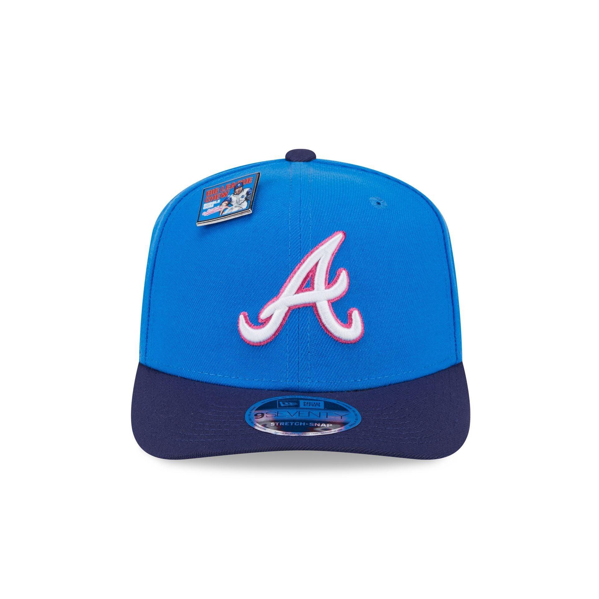 Big League Chew X Atlanta Braves Curveball Cotton Candy 9SEVENTY Stretch-Snap Hat Male Product Image