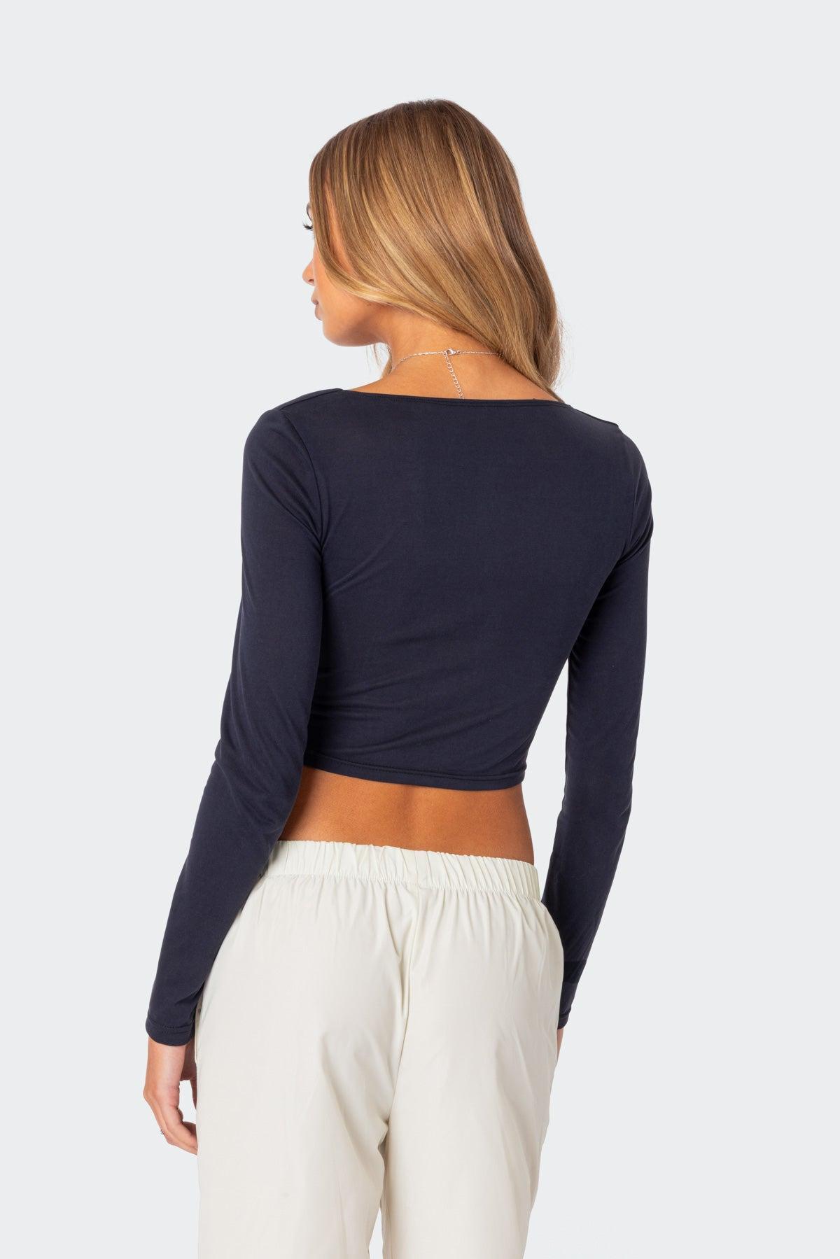 Rain Cupped Long Sleeve Top Product Image