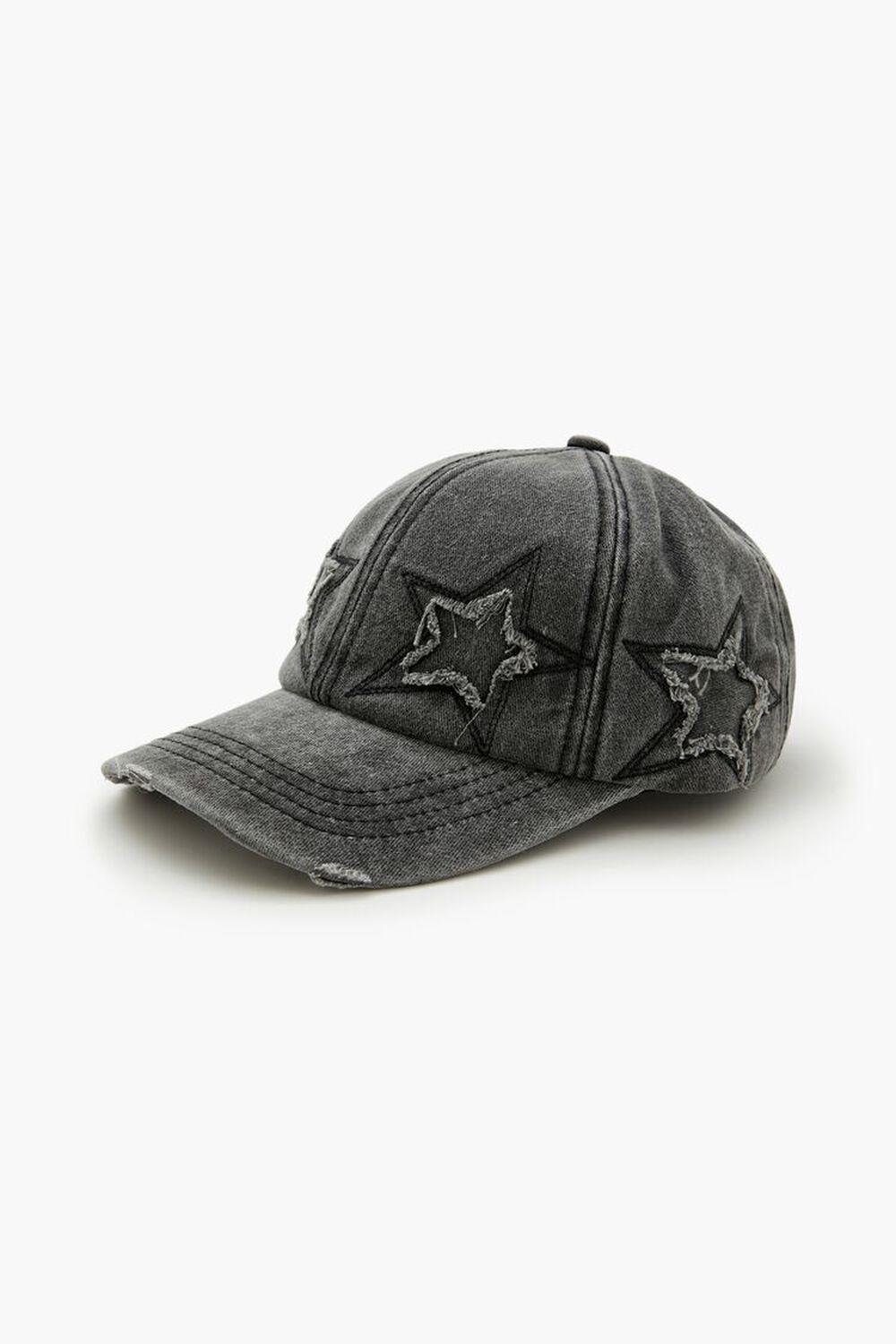 Denim Star Patchwork Baseball Cap | Forever 21 Product Image