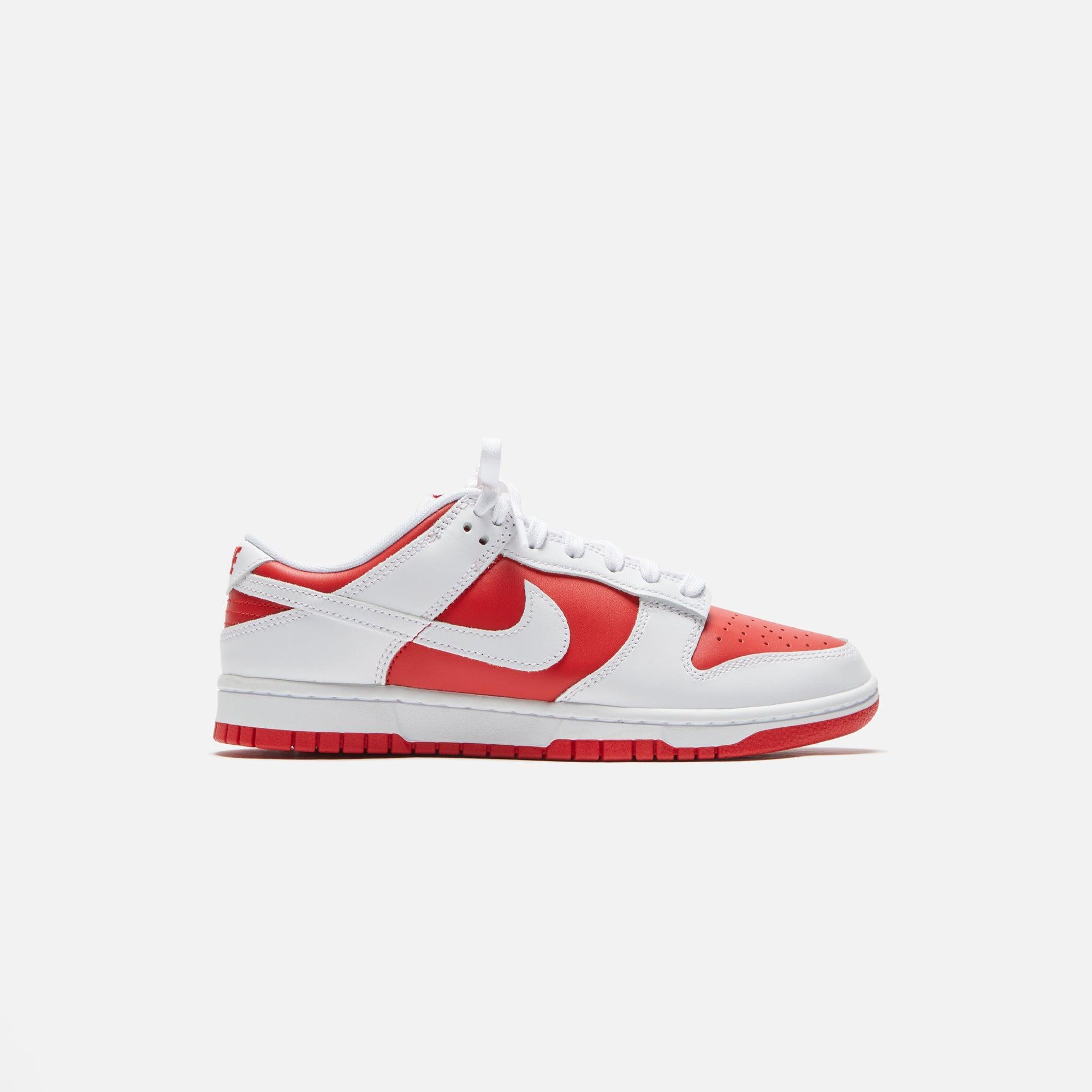 Nike Dunk Low Retro - University Red / White / Total Orange Male Product Image