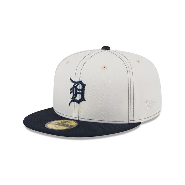 Detroit Tigers Sandy Linen 59FIFTY Fitted Hat Male Product Image