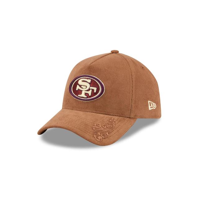 San Francisco 49ers Ornamental Cord 9FORTY A-Frame Snapback Hat Male Product Image