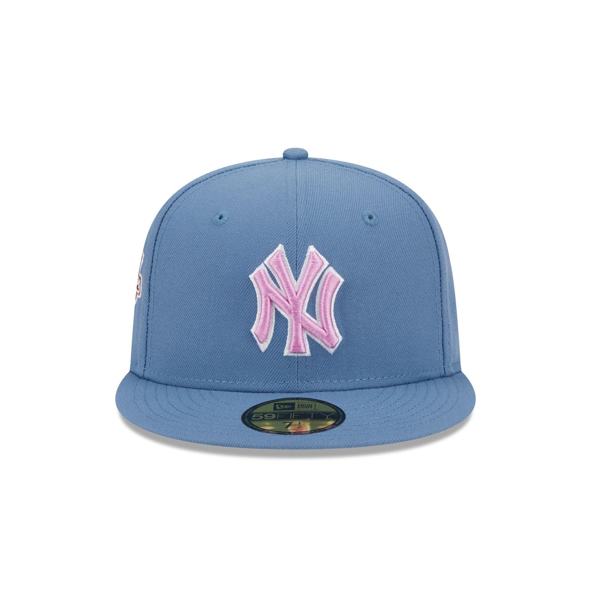 New York Yankees Color Pack Faded Blue 59FIFTY Fitted Hat Male Product Image