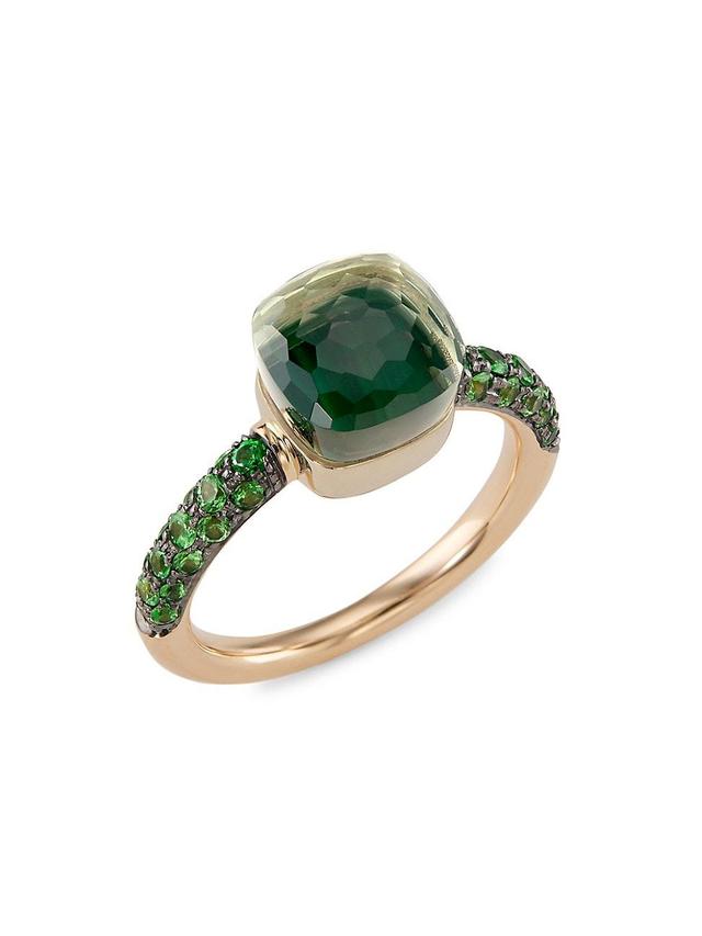 Womens Nudo Petit Two-Tone 18K Gold & Multi-Gemstone Ring Product Image