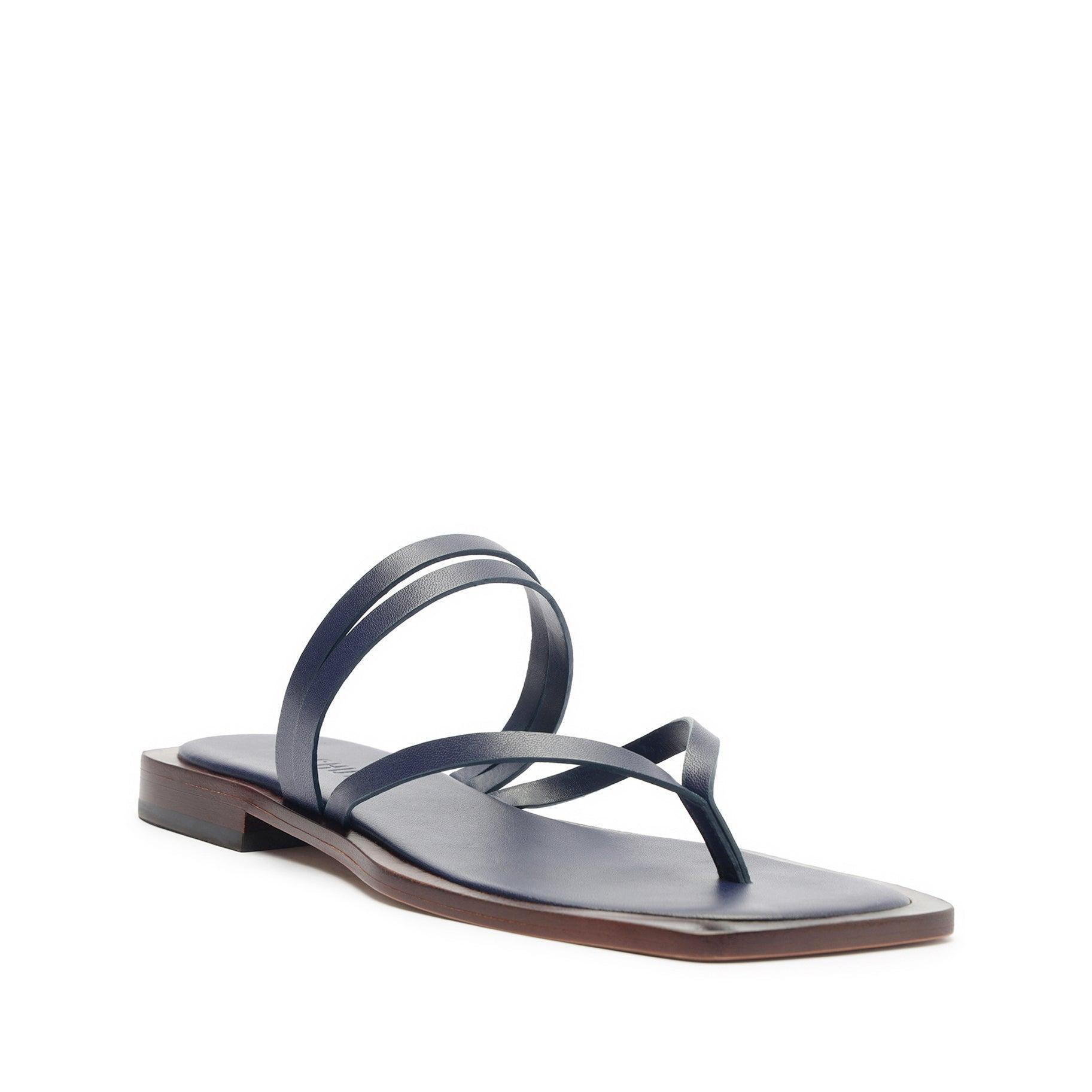 Rania Leather Flat Sandal Product Image