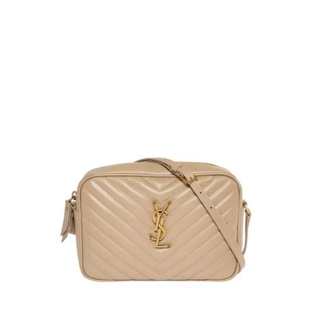 Women's Lou Camera Quilted Crossbody Bag In Nude & Neutrals Product Image