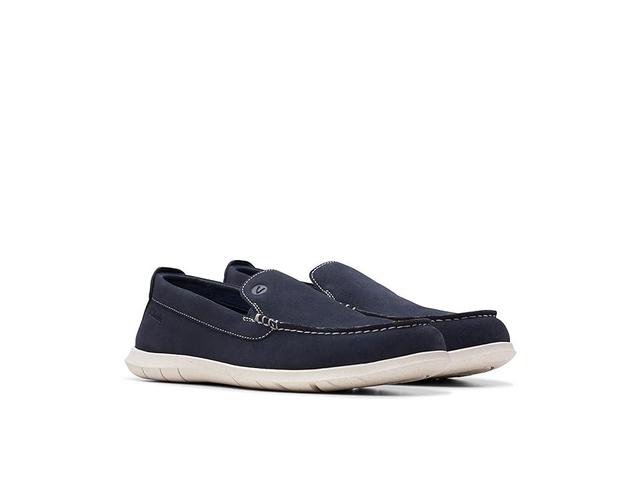 Clarks Flexway Step (Navy Suede) Men's Lace-up Boots Product Image