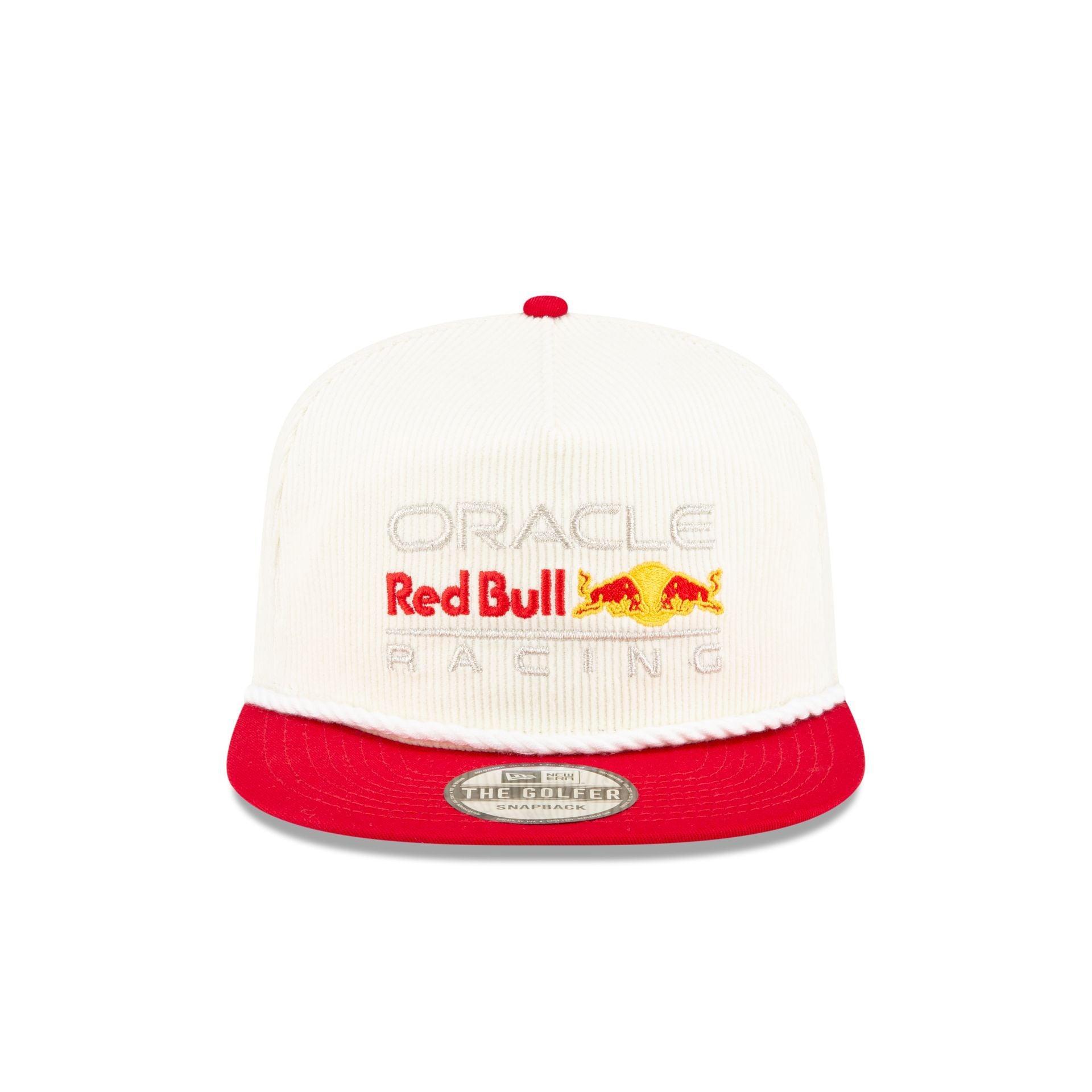 Oracle Red Bull Racing Essential White Corduroy Golfer Hat Male Product Image