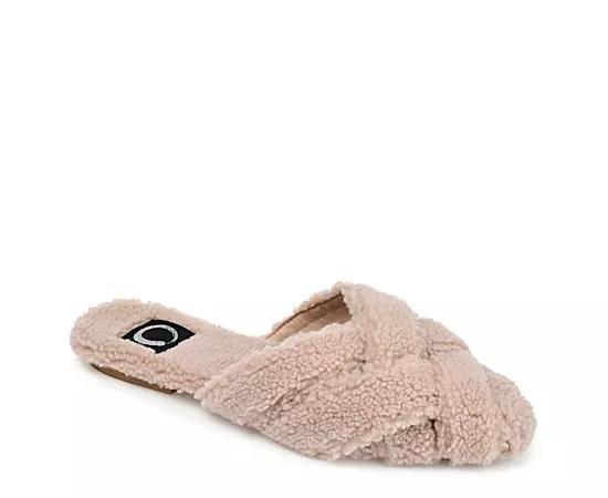 Journee Collection Faux Fur Sereena Slipper Women's Shoes Product Image