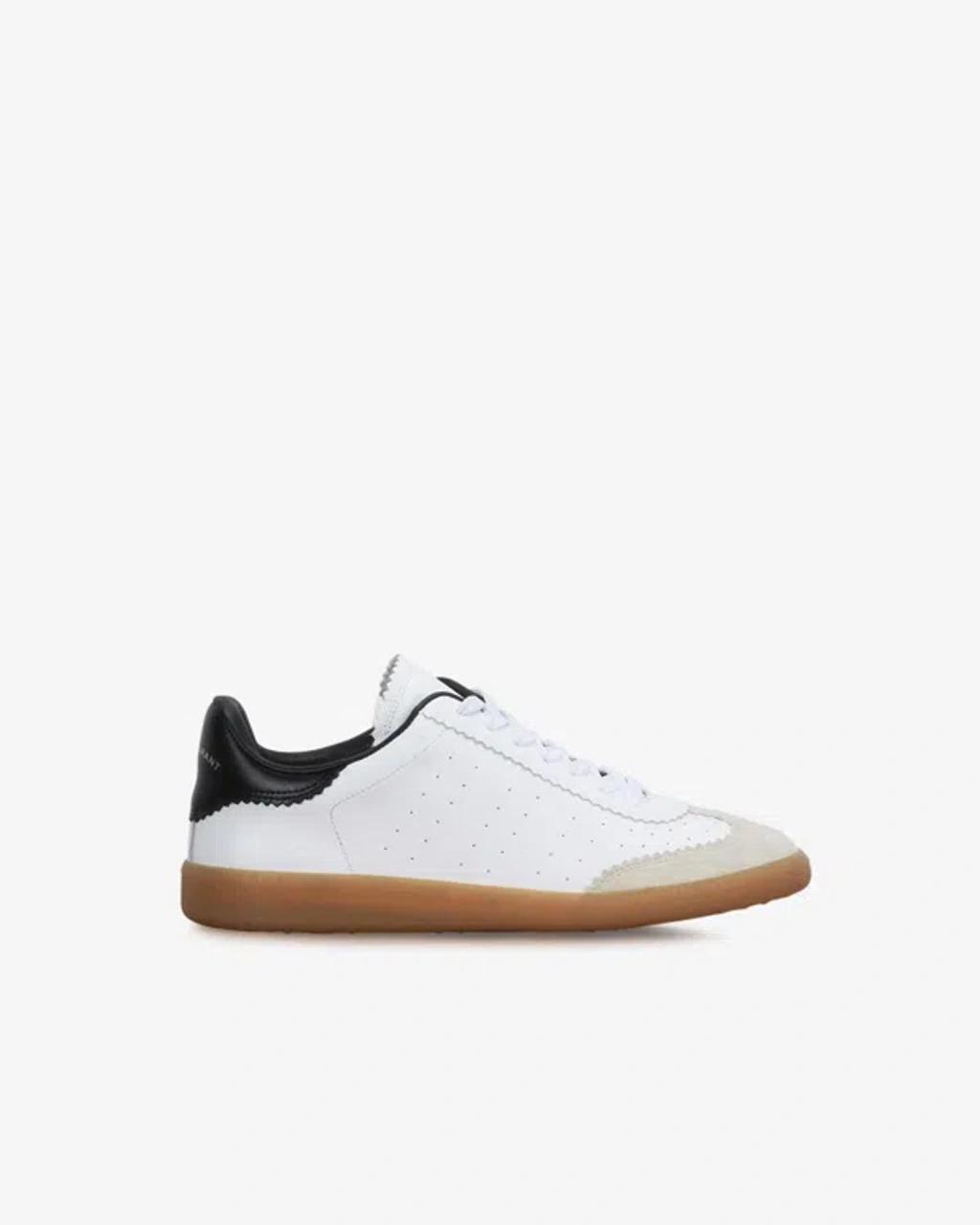 Bryce Leather Sneaker In White Product Image