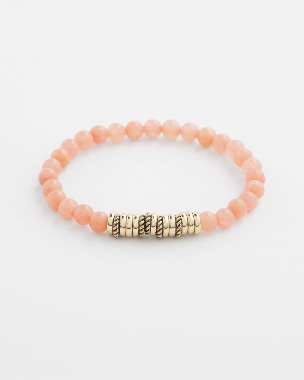 Pink Jade Hero Stretch Bracelet Product Image