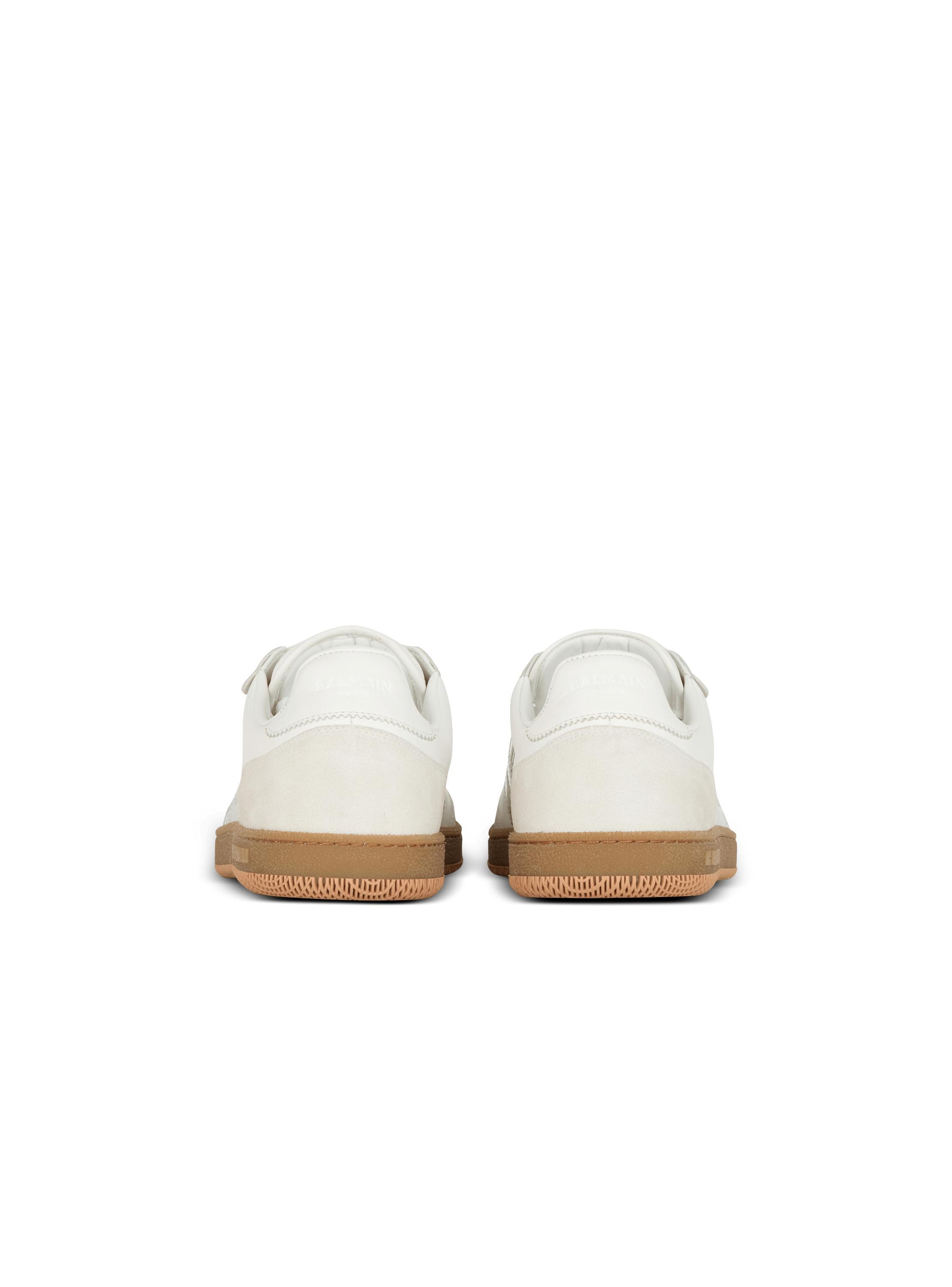 Calfskin Balmain Swan trainers Product Image