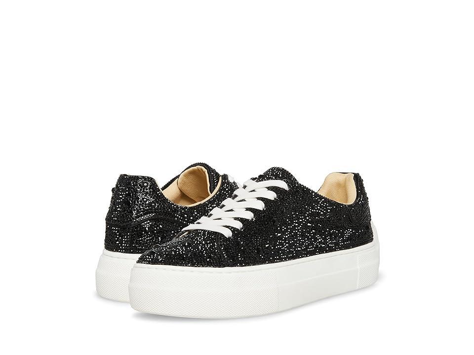 Betsey Johnson Sidny Crystal Pav Platform Sneaker Product Image