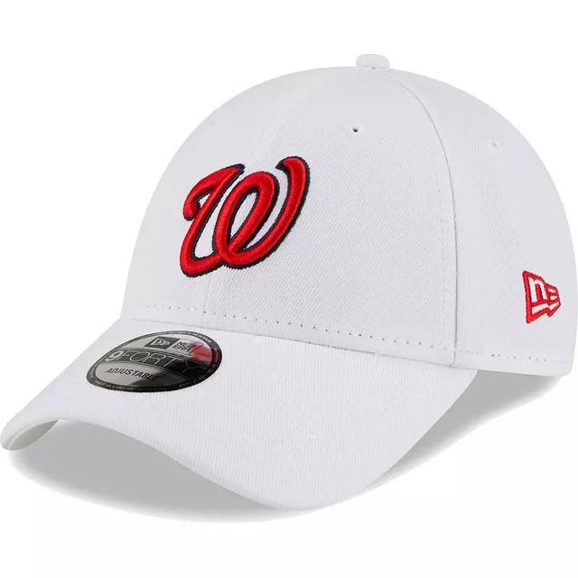 Mens New Era White Washington Nationals League Ii 9FORTY Adjustable Hat Product Image