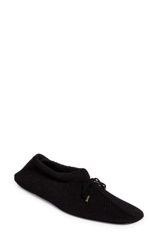 Knitted Ballet Flats In Black product image