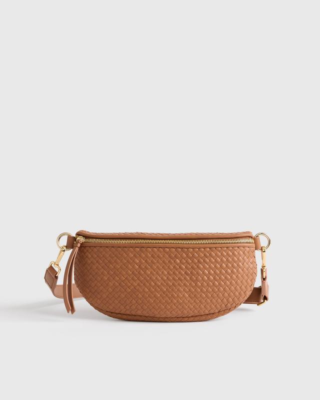 Italian Leather Handwoven Sling Bag Product Image