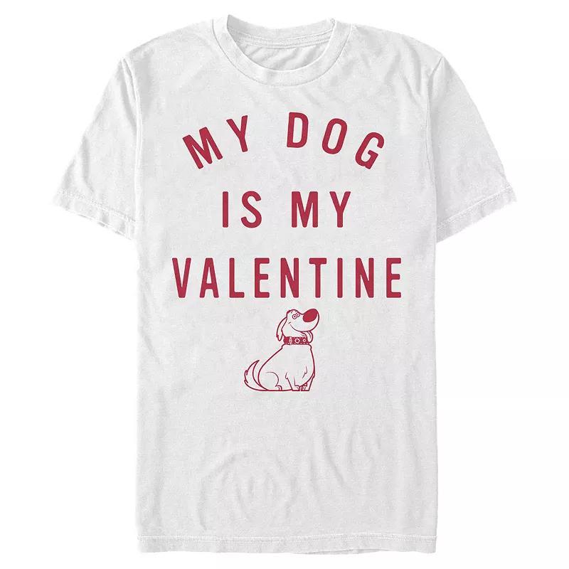 Disneys Up My Dog Is My Valentine Mens Graphic Tee Product Image