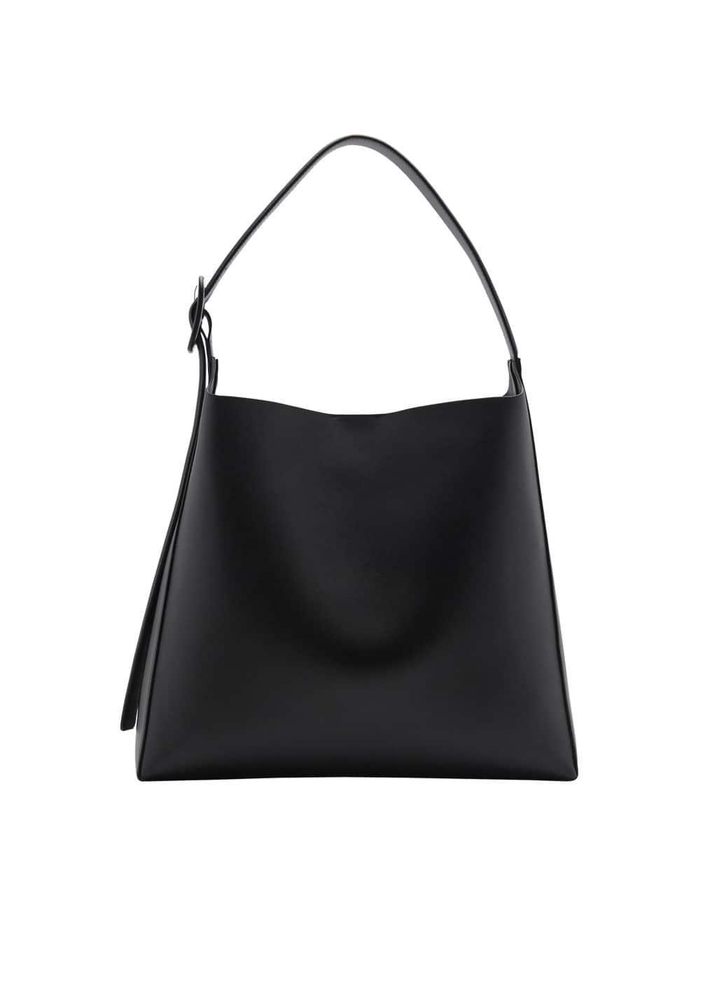 Shopper bag with buckle - Women | MANGO USA Product Image