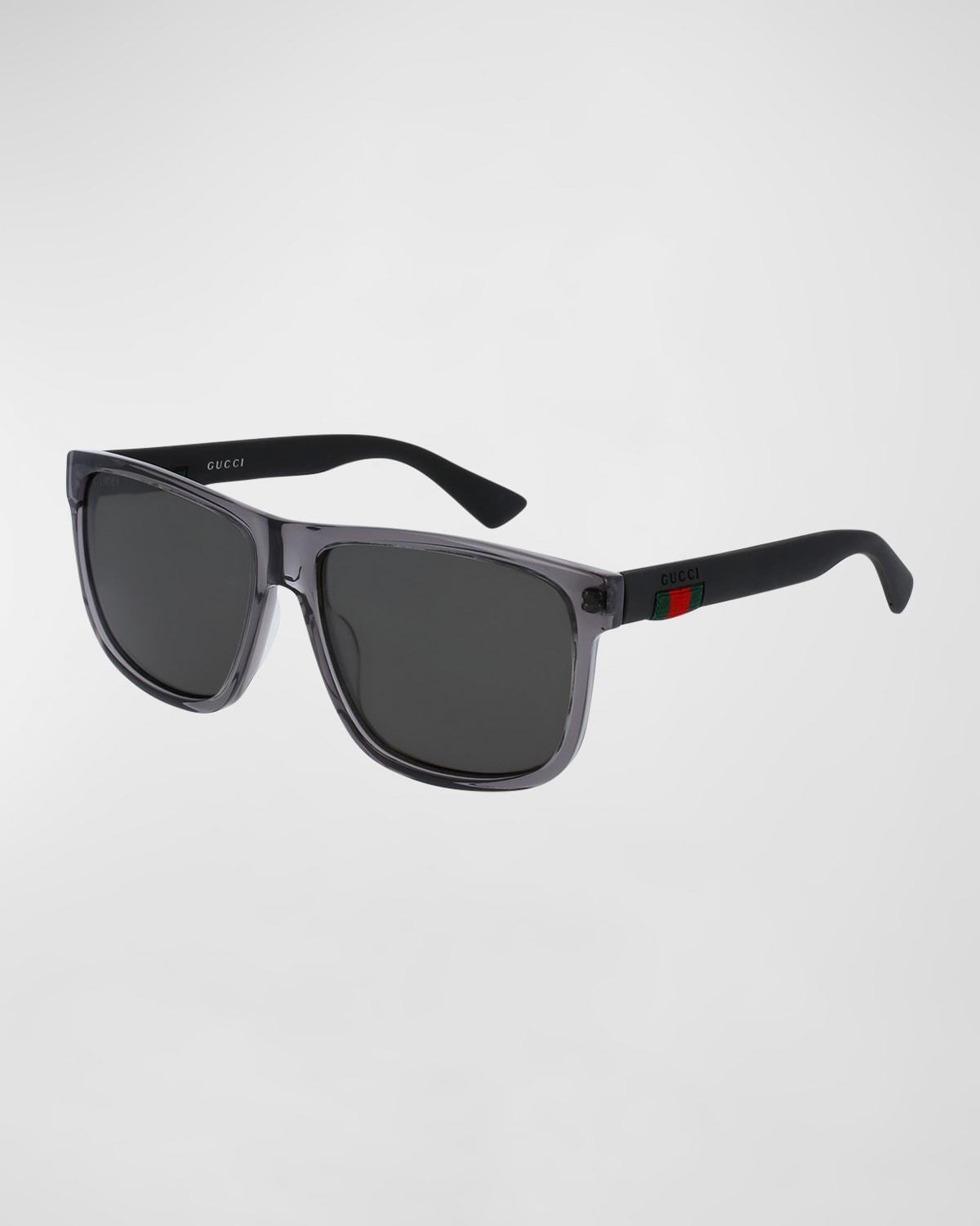 Mens 58MM Square Sunglasses Product Image